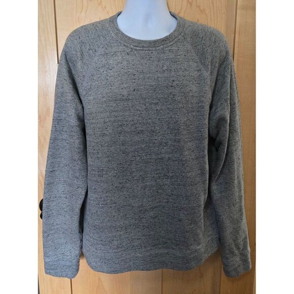 Abercrombie & Fitch Mens Heather Gray Pullover Crewneck Sweatshirt XXL Cotton Bl - Picture 2 of 9